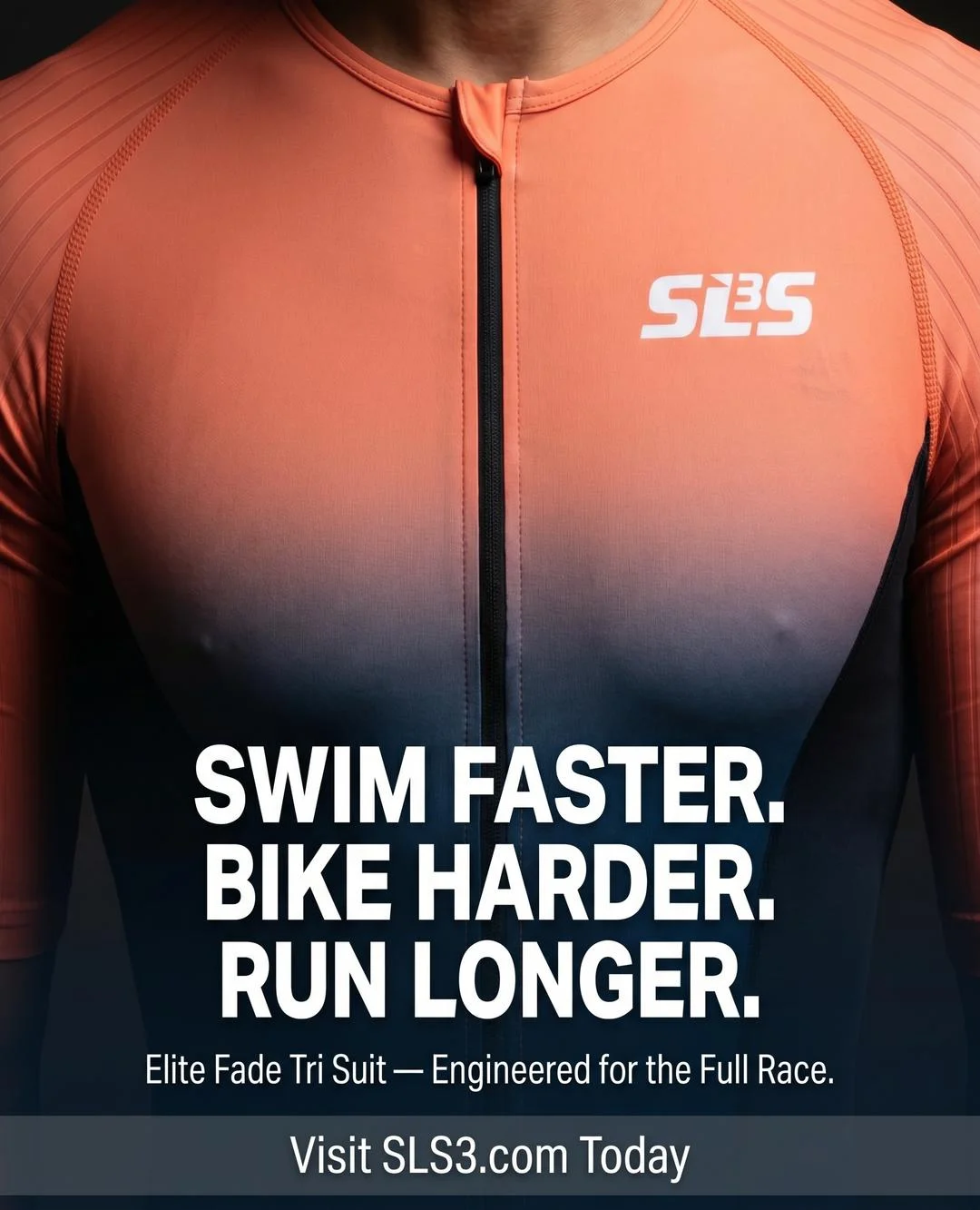 SLS3 ad: Swim, bike, run